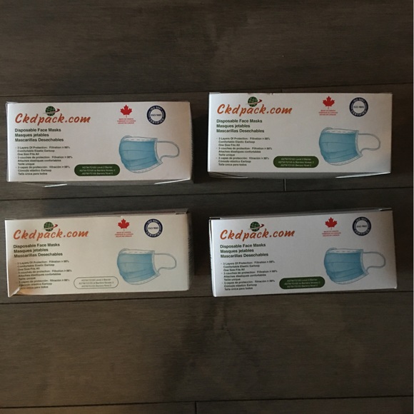 4 boxes - CRDPACK DISPOSABLE FACE MASK - 50pcs per box  (NEW) - Picture 2 of 4